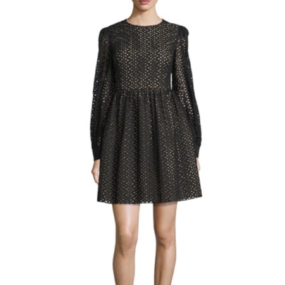 Michael Kors Collection Dress Eyelet A Line